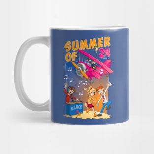 The summer of 2024 - funny and colourful illustration Mug